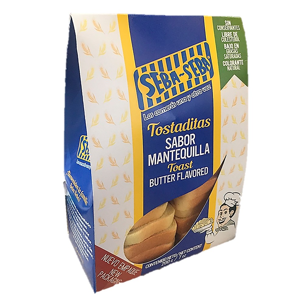 TOSTADA  MANTEQUILLA SEBA SEBA x 200GR