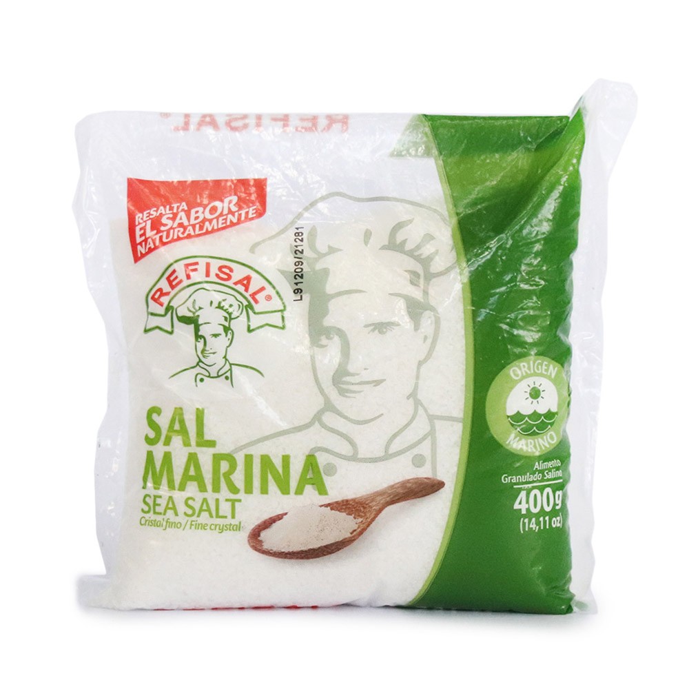 SAL MARINA REFISAL  BOLSA  x 400GR