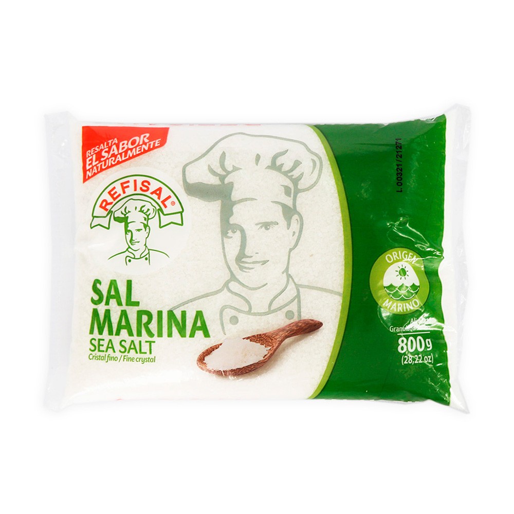 SAL MARINA REFISAL  BOLSA  x 800GR