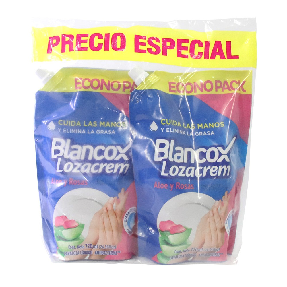 LOZA CREM LIQUIDO ALOE DOYPACK 2U*720ML