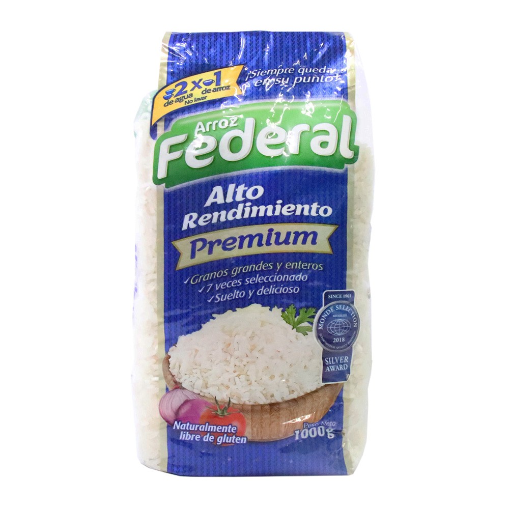 ARROZ FEDERAL PRM ALT RENDIMIENTO*1000G
