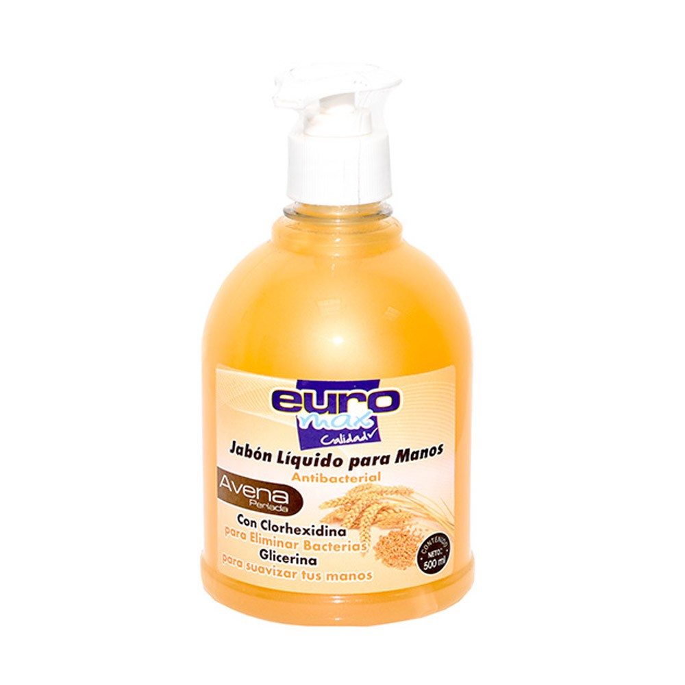 JABON LIQUIDO ANTIB AVENA EUROMAX *500ML