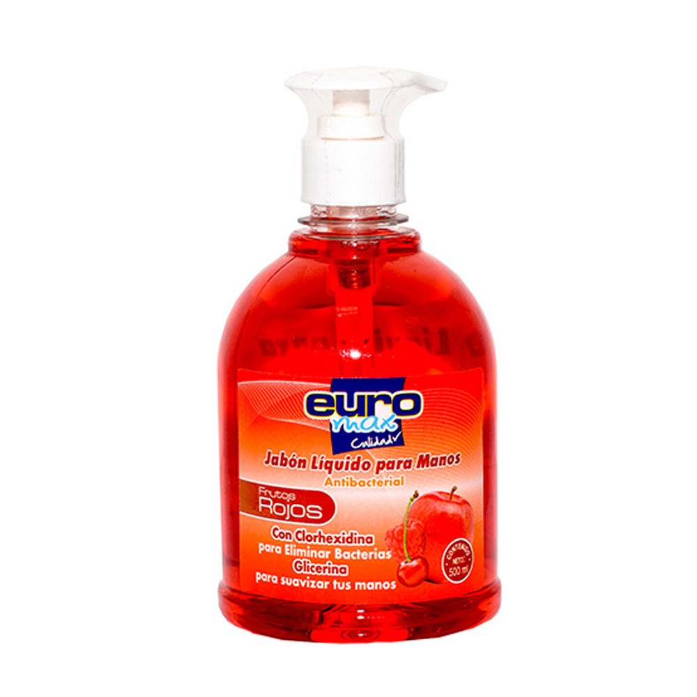 JABON LIQ FRUTOS ROJOS EUROMAX  x 500ML