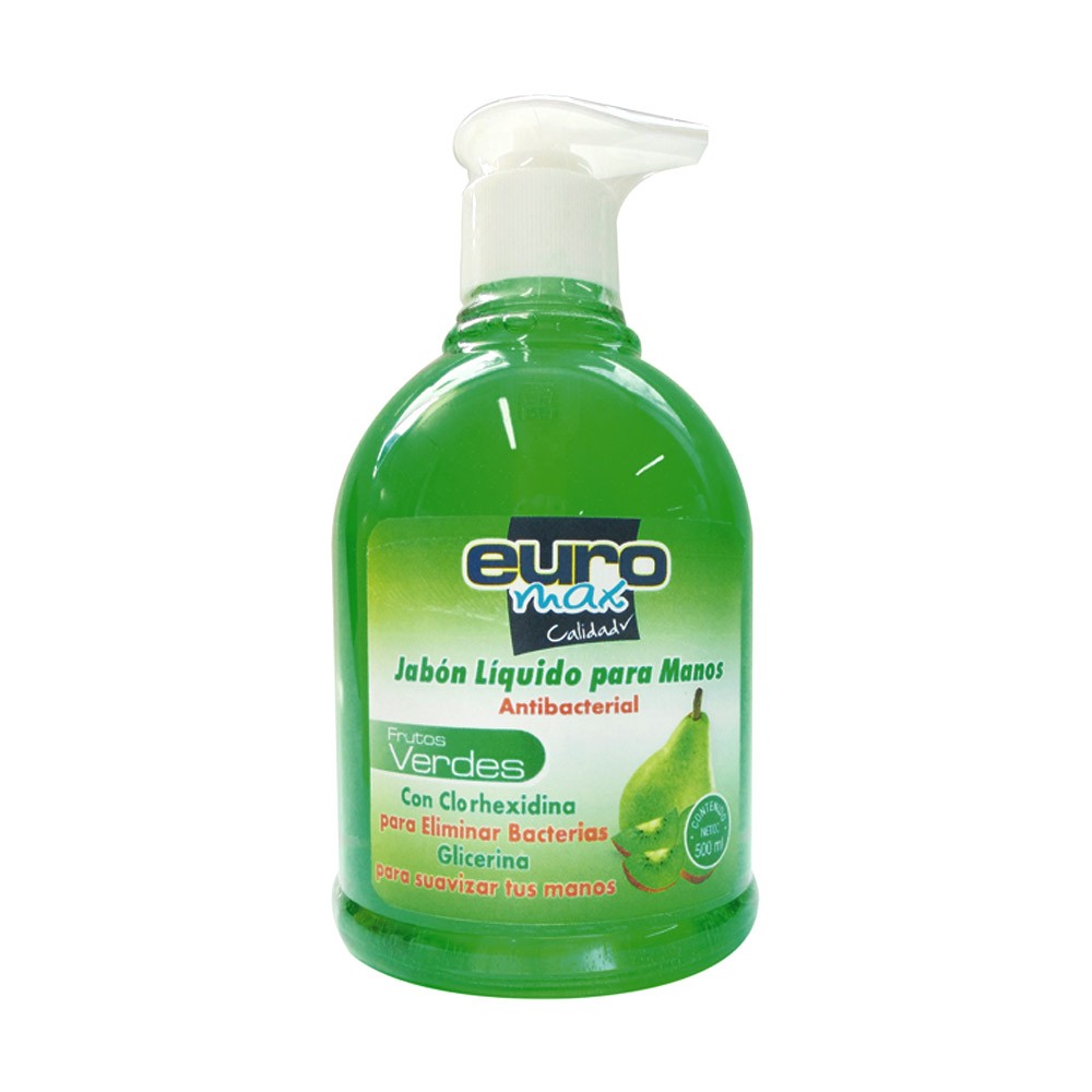 JABON LIQ FRUTO VERDE EUROMAX  x 500ML