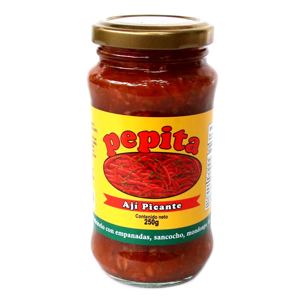 SALSA DE AJI PICANTE FCO PEPITA x 250GR