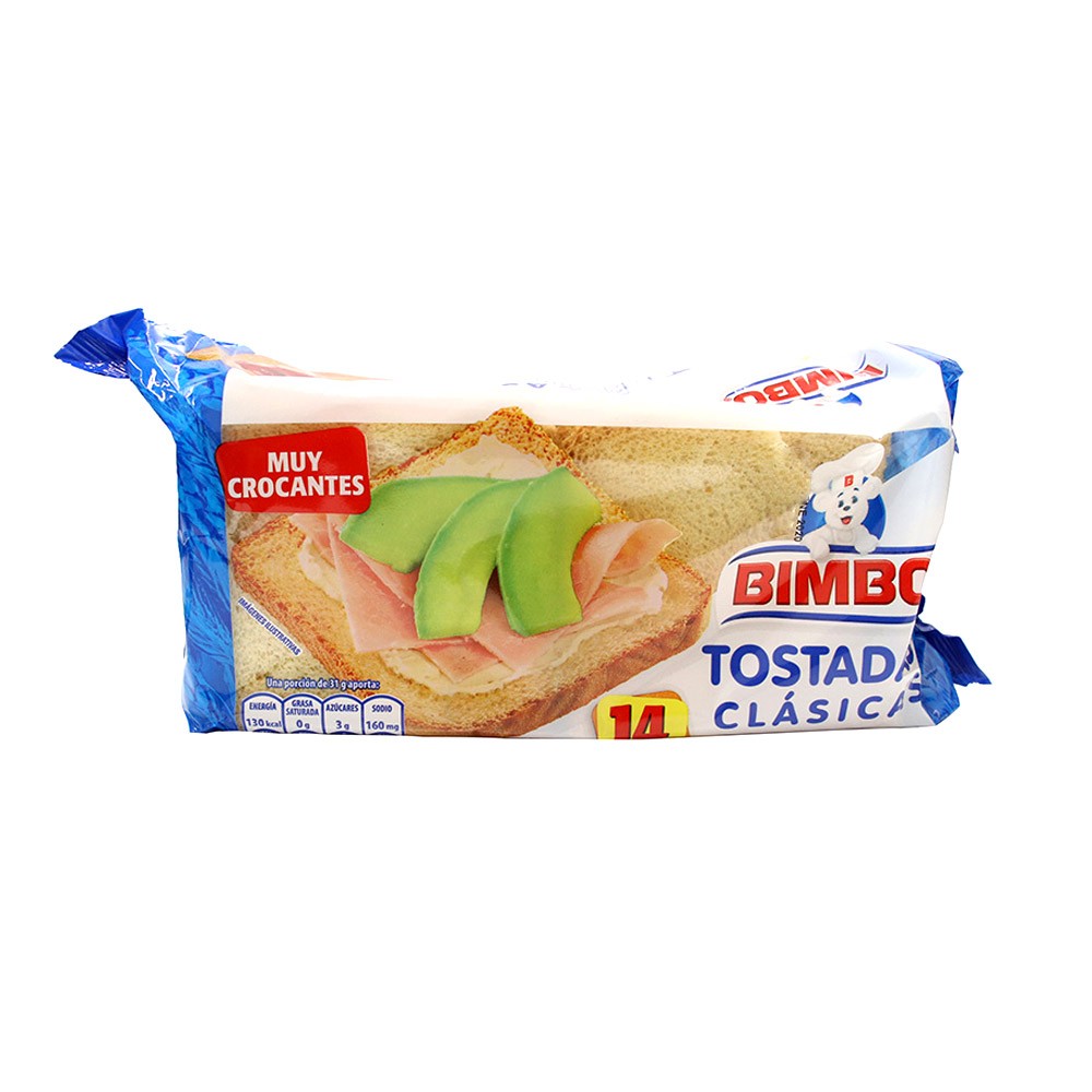 TOSTADAS CLASICA BIMBO X14UND  x 220GR