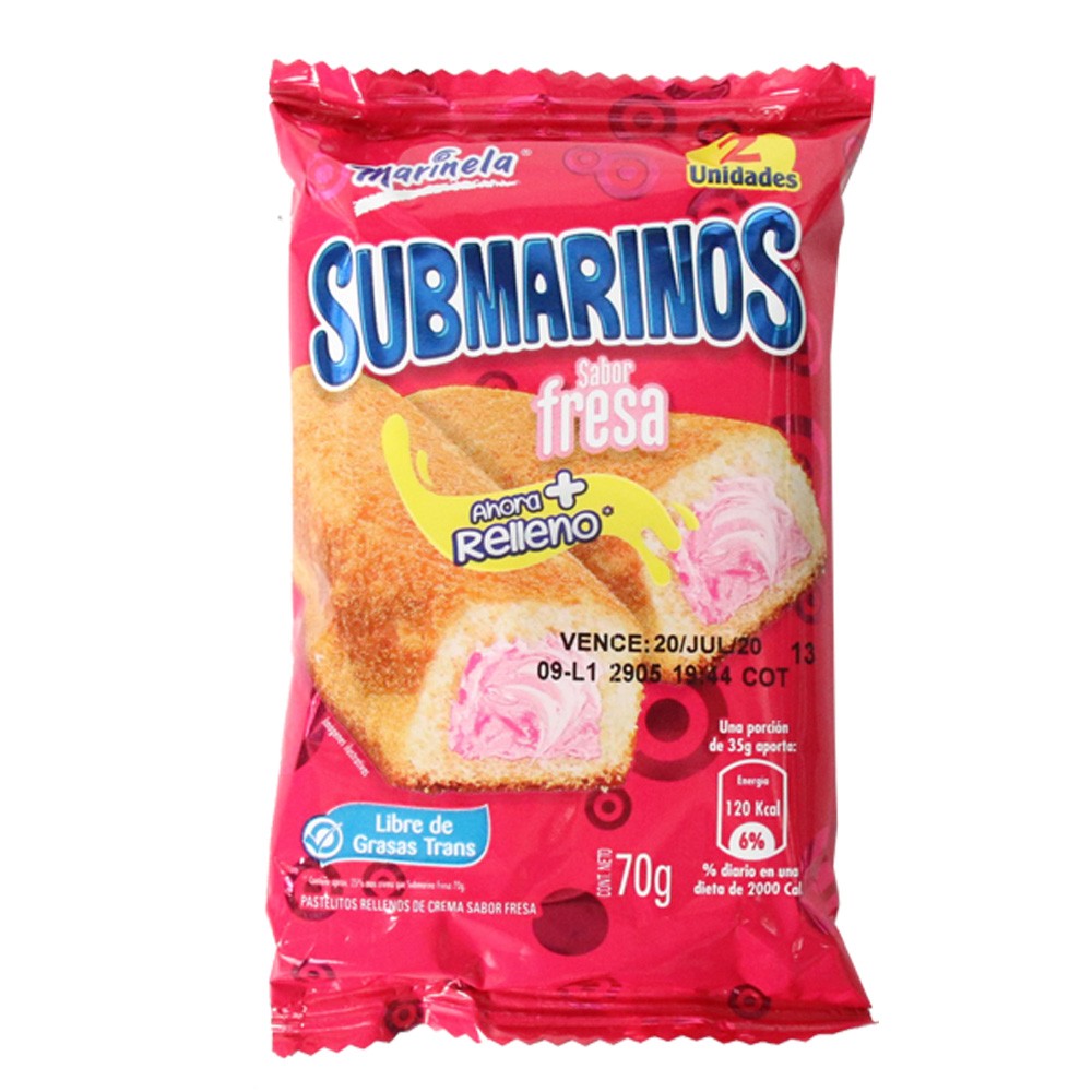 SUBMARINO FRESA 70gr BIMBO