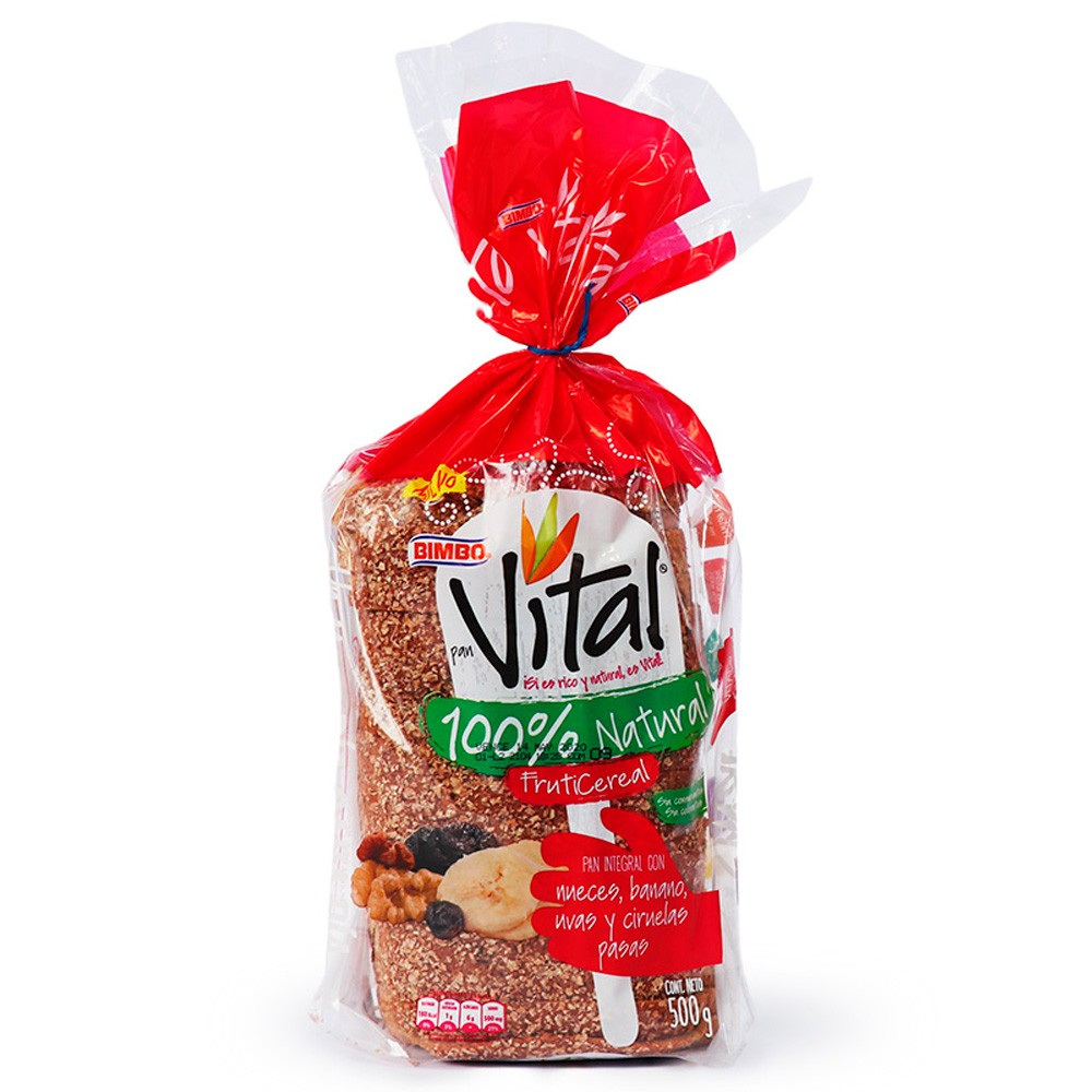 PAN FRUTICEREAL BIMBO  x 500g