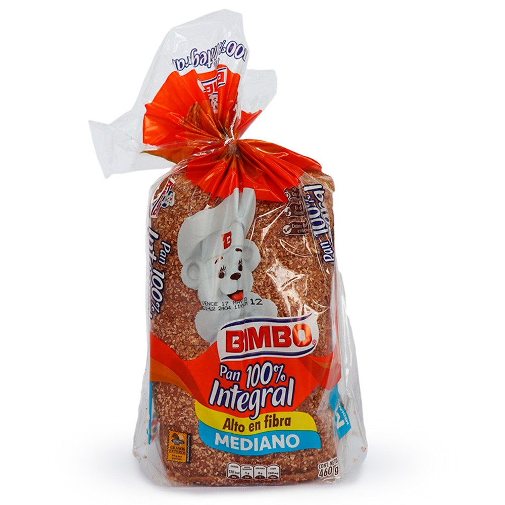 PAN INTEGRAL BIMBO BARRILITO  x 460 GR