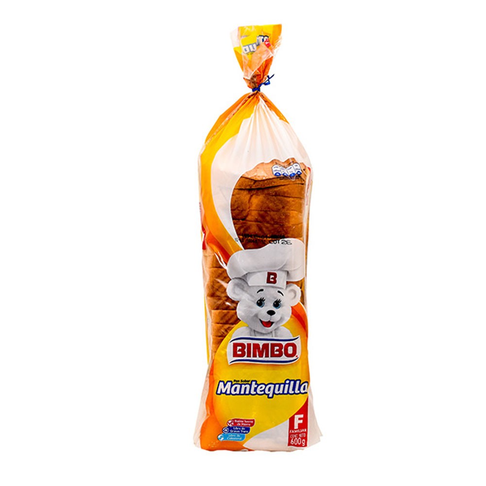PAN MANTEQUILLA BIMBO  x 600GR