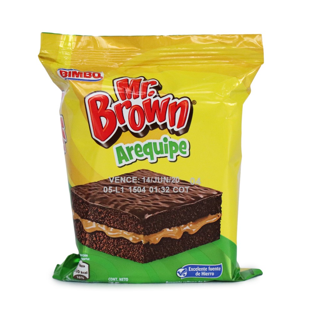 BROWNIE AREQUIPE BIMBO  x 75GR