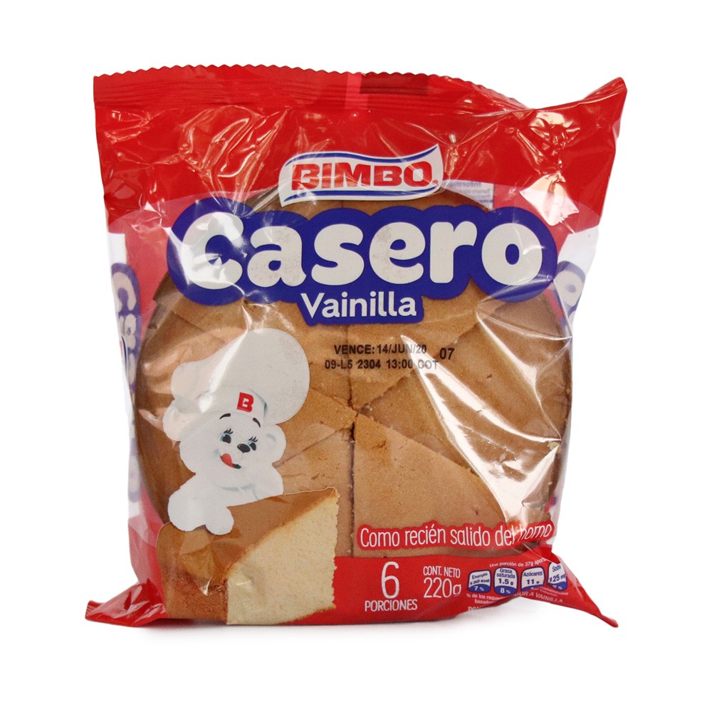 CASERO VAINILLA BIMBO x 220GR