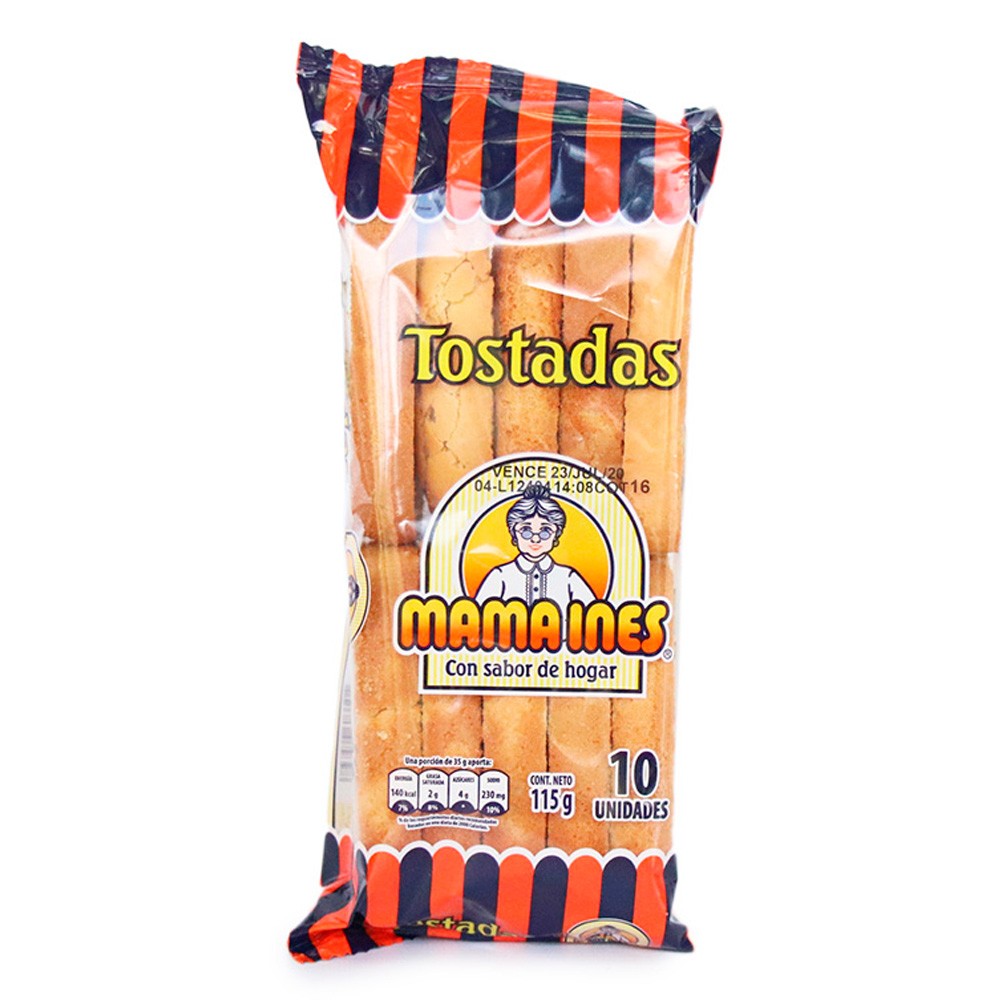 TOSTADA MEDIA LUNA MANT MAMA INE *115GR