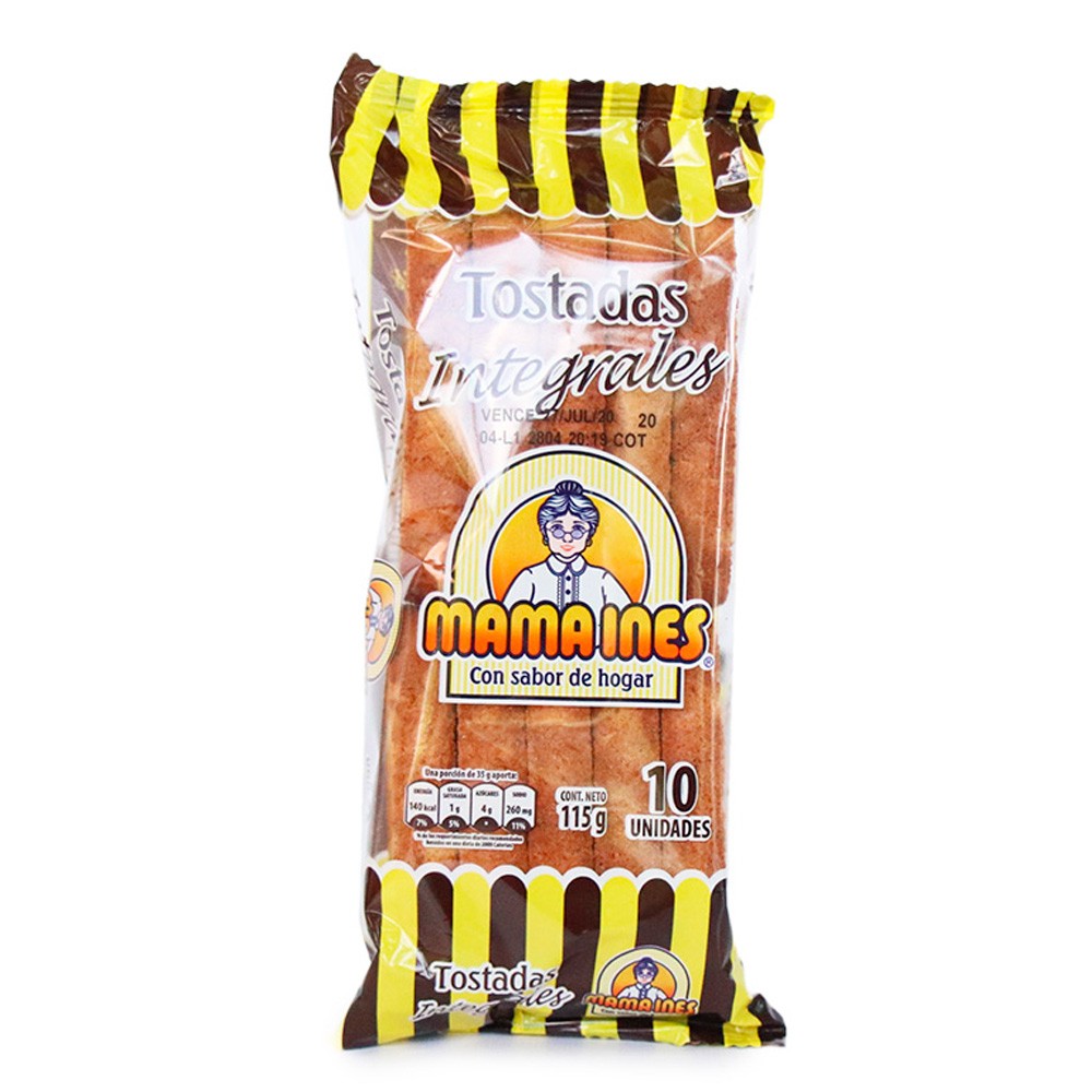 TOSTADA MEDIA LUNA INTEG MAMA INE *115GR