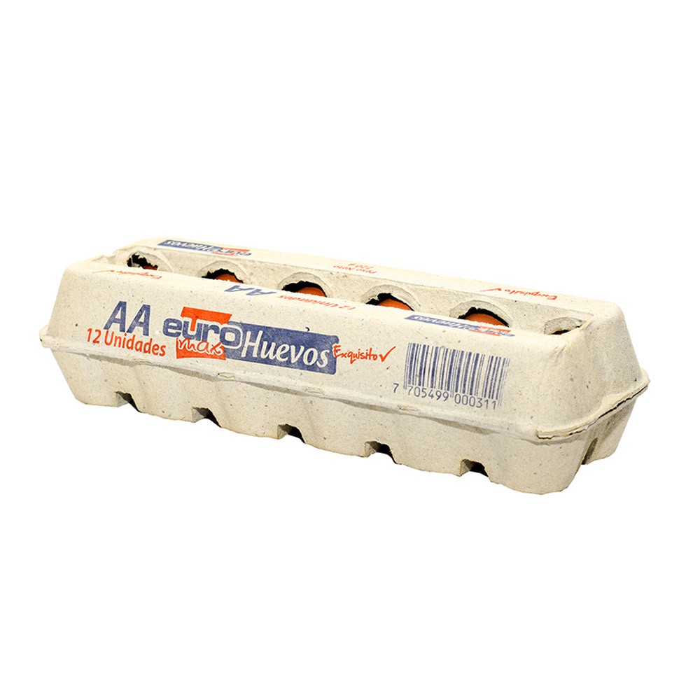 HUEVO AA EUROMAX  x 12 UNDS