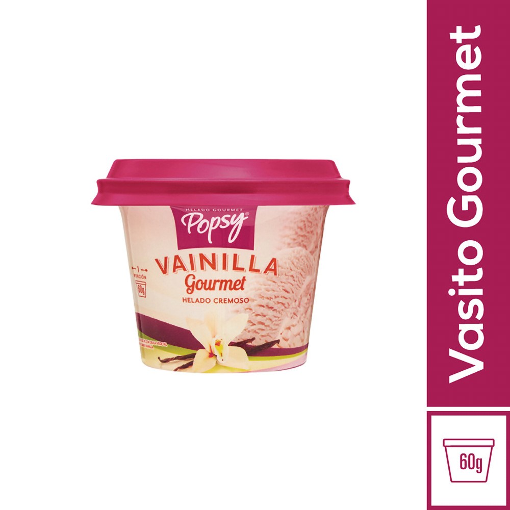 HELAD VAINILLA GOURMET x  60GR POPSY
