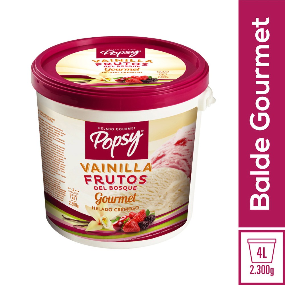 HEL VANILLA FRUTOS DEL BOSQUE 4LTR POPSY