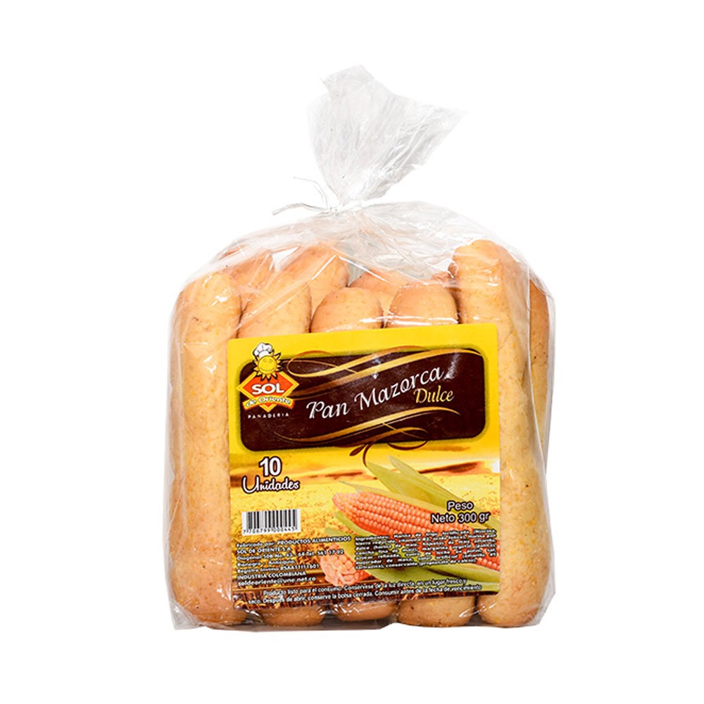 PAN MAZORCA DULCE SOL DE ORINTE  x 300GR