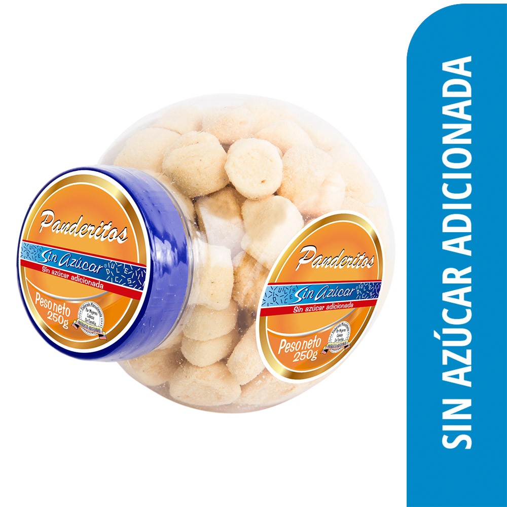 PANDERITOS TARRO SIN AZUCAR  x 250GR