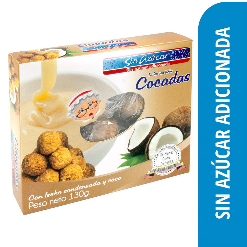 COCADA SIN AZUCAR  x 130GR