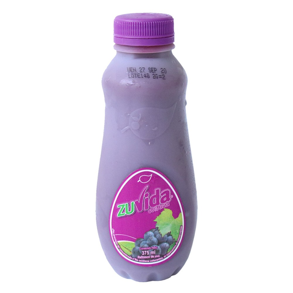 ZUMO DE UVA ZUVIDA  x  375 ml