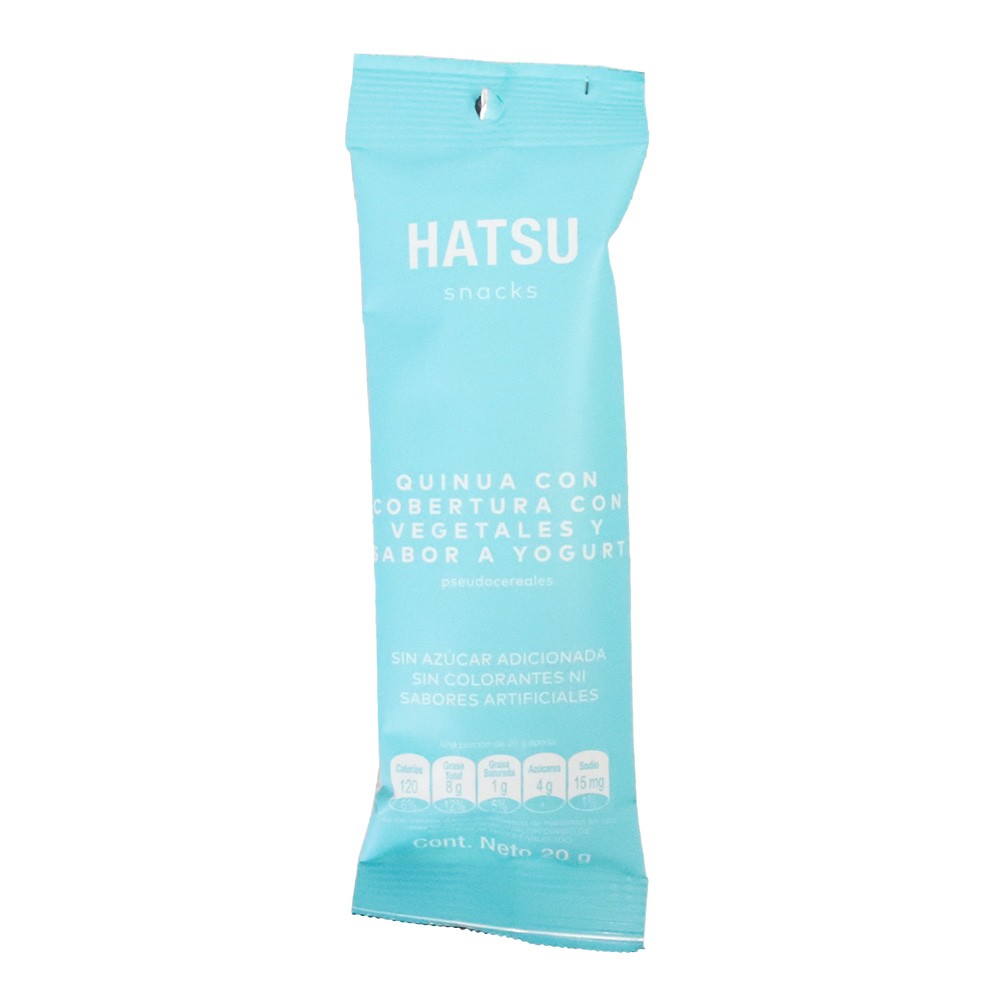 HATSU QUINUA YOGURT VEGETALES x 20GR