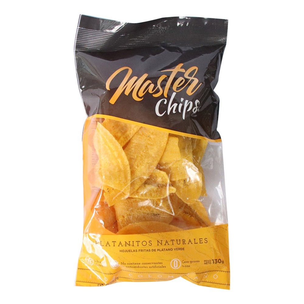 PLATANITO MASTER CHIPS  NATURAL  x 130GR