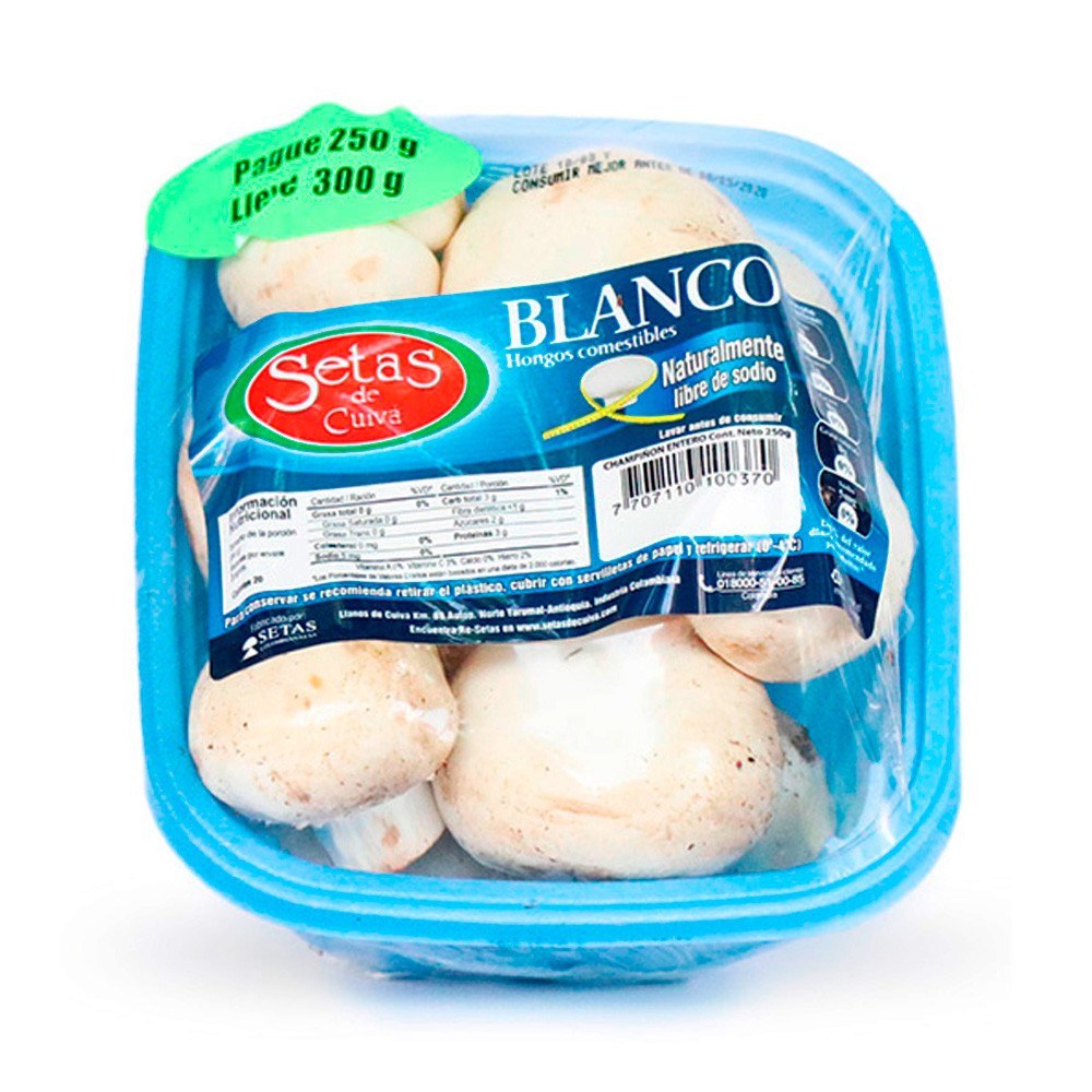 CHAMPIÃ�ON ENTERO  x 250GR