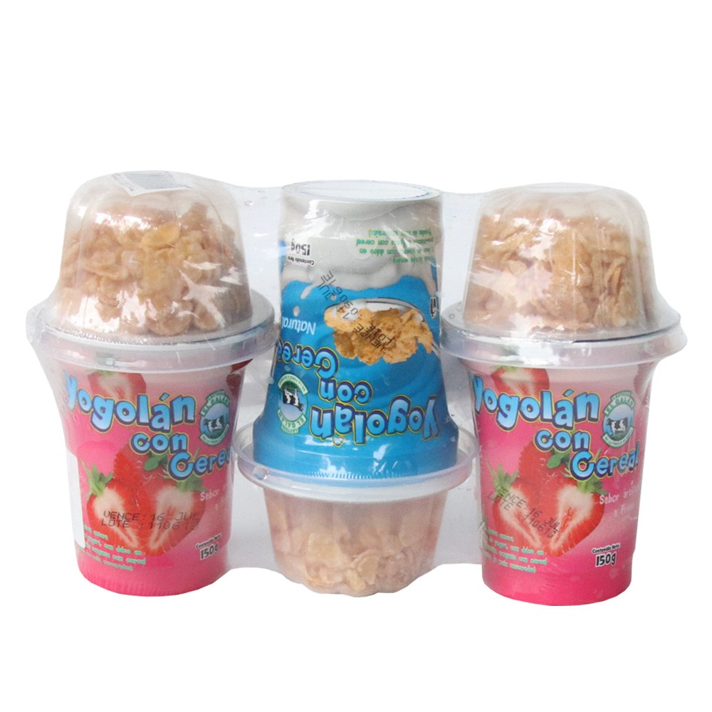 YOGURT SABOR CON CEREAL GALAN  x 3 UND