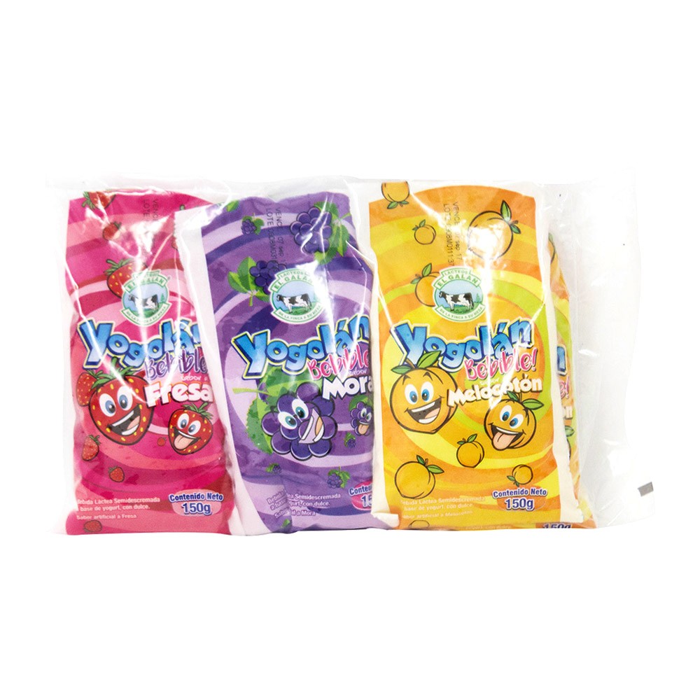 YOGURT SIXPACK EL GALAN  x 150GR