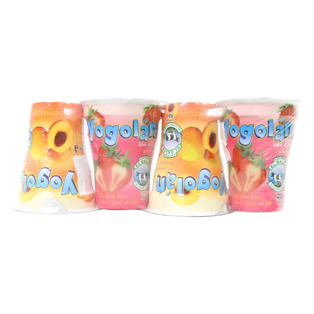 YOGURT VASO EL GALAN X4  x 15OGR