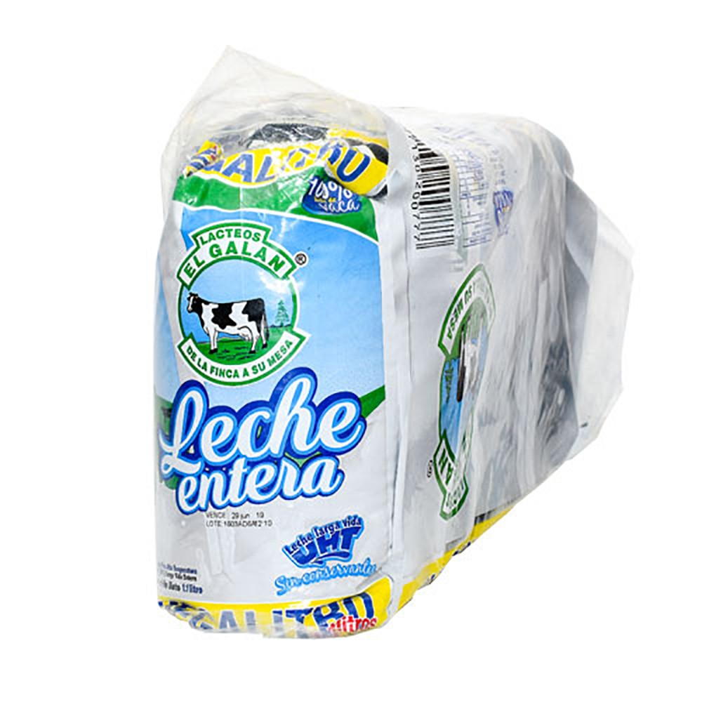 LECHE UHT ENTERA EL GALAN x 1100ML X6UND