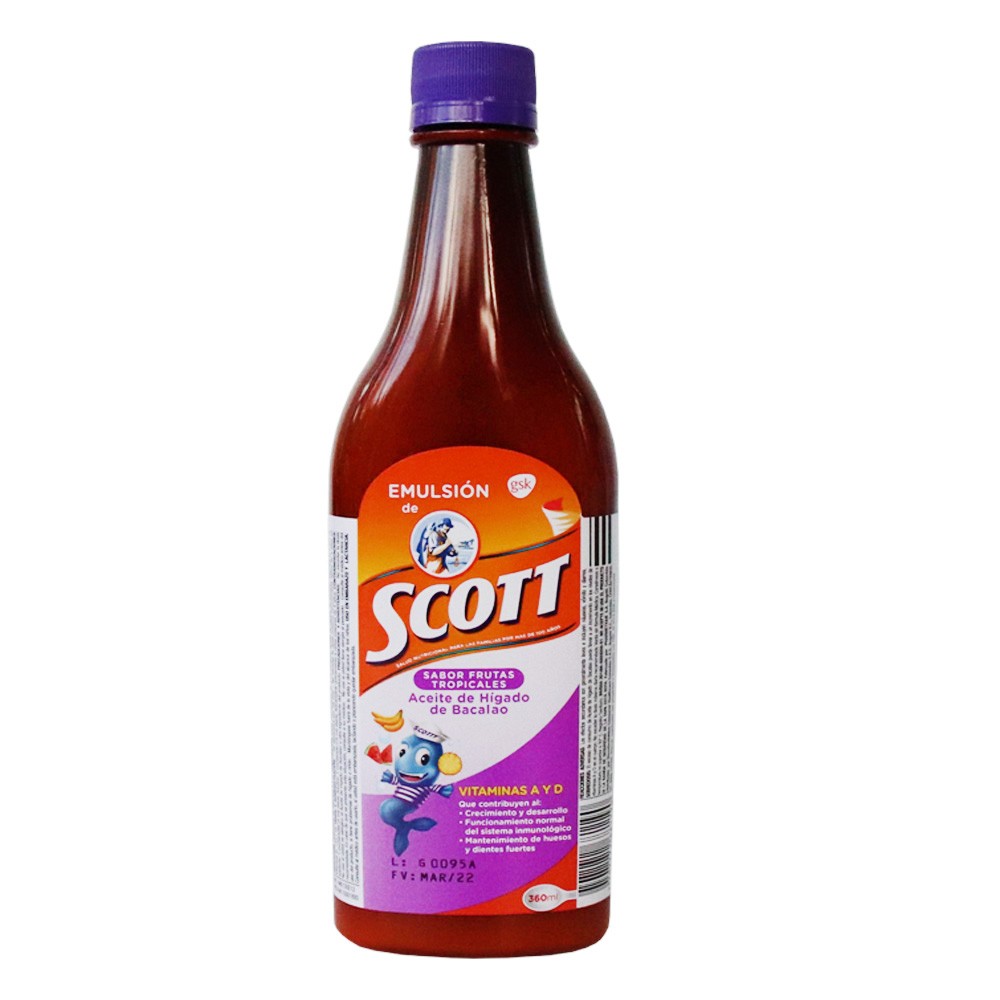 EMULSION SCOTT F/TROPICAL  x 360ML