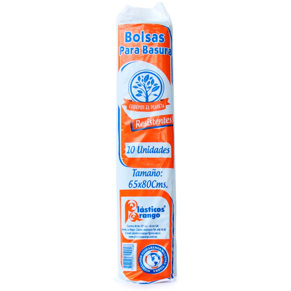 BOLSA BASURA ROLLO 65X80 x 10U