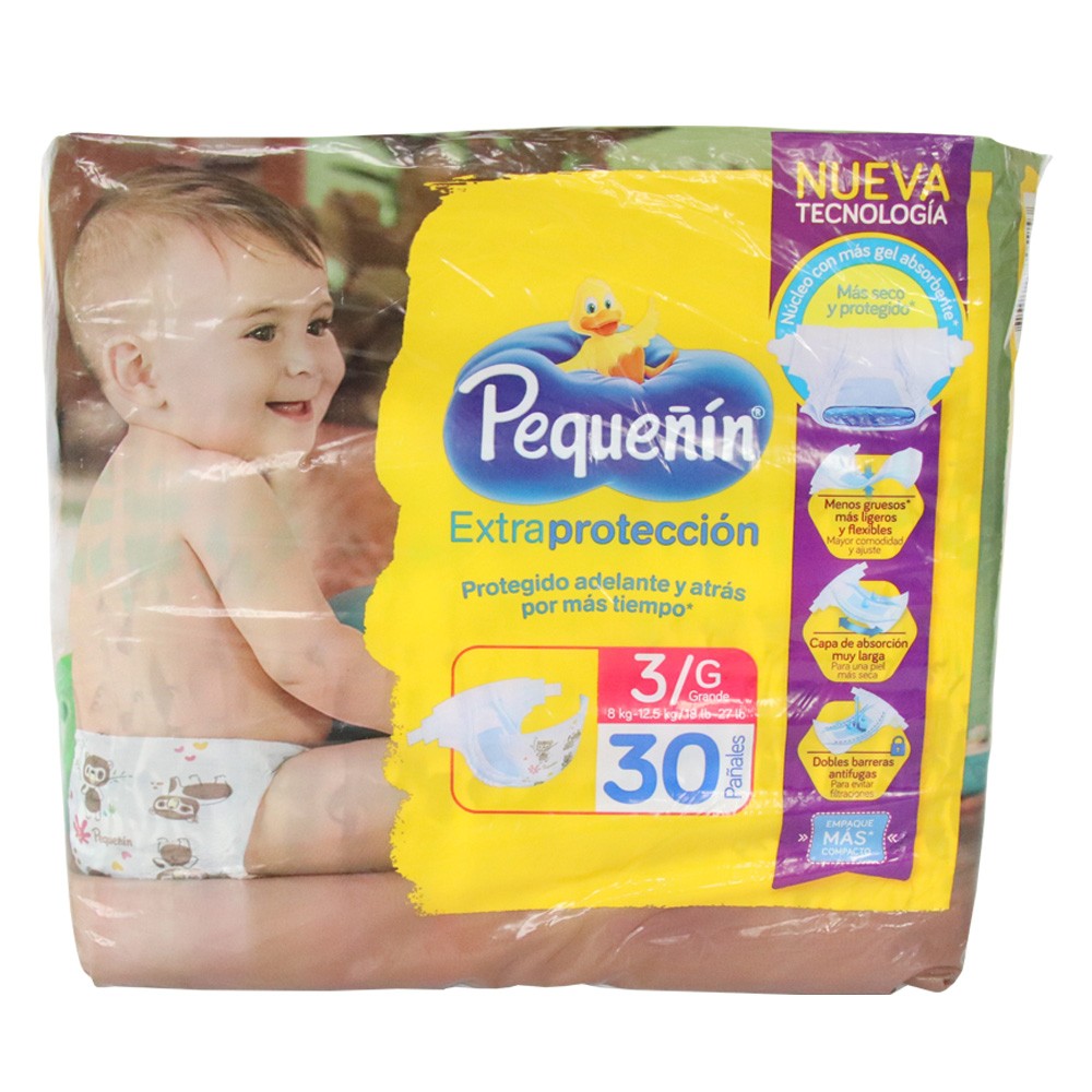 PAÑAL ETAPA 3 E/CONFORT PEQUEÑIN x 30U