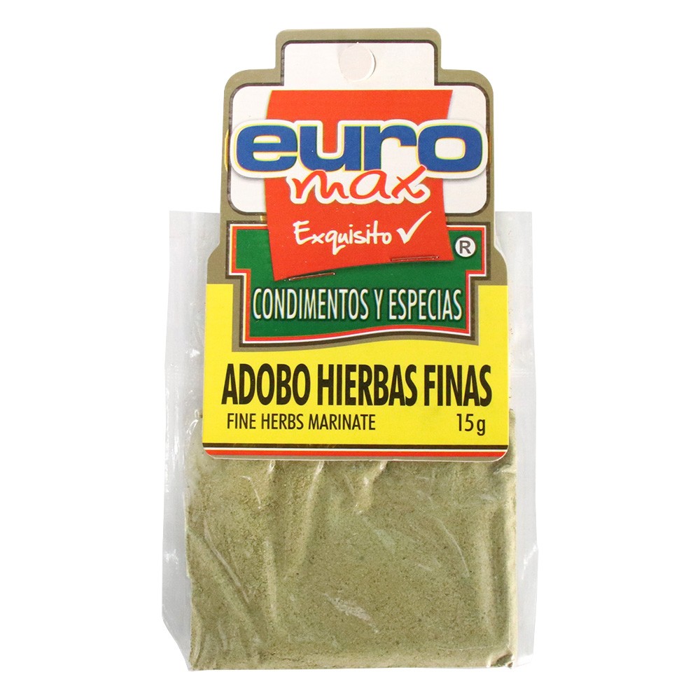 ADOBO HIERVAS FINAS EUROMAX  x 15 GR