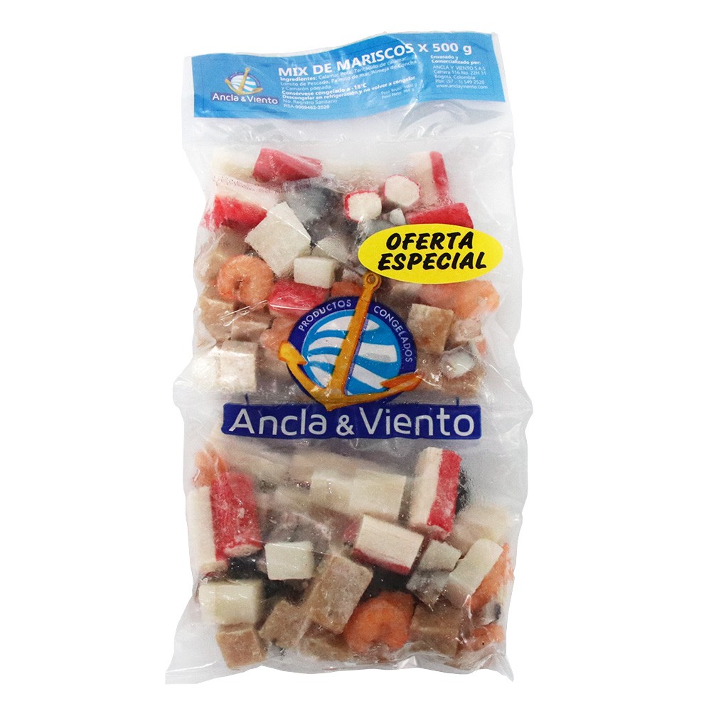 MIX DE MARISCOS X 2 UND *480GR $ ESP ANC