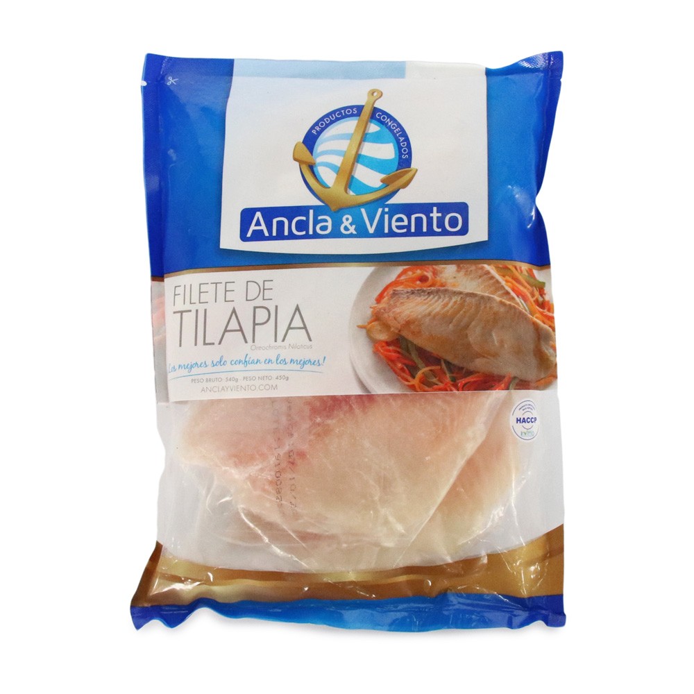 FILETE DE TILAPIA ANCLA Y VIENTO *450GR
