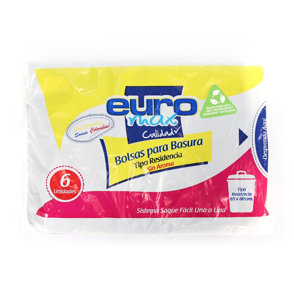 BOLSA TIPO RESID SIN AROMA EUROMAX *6UND