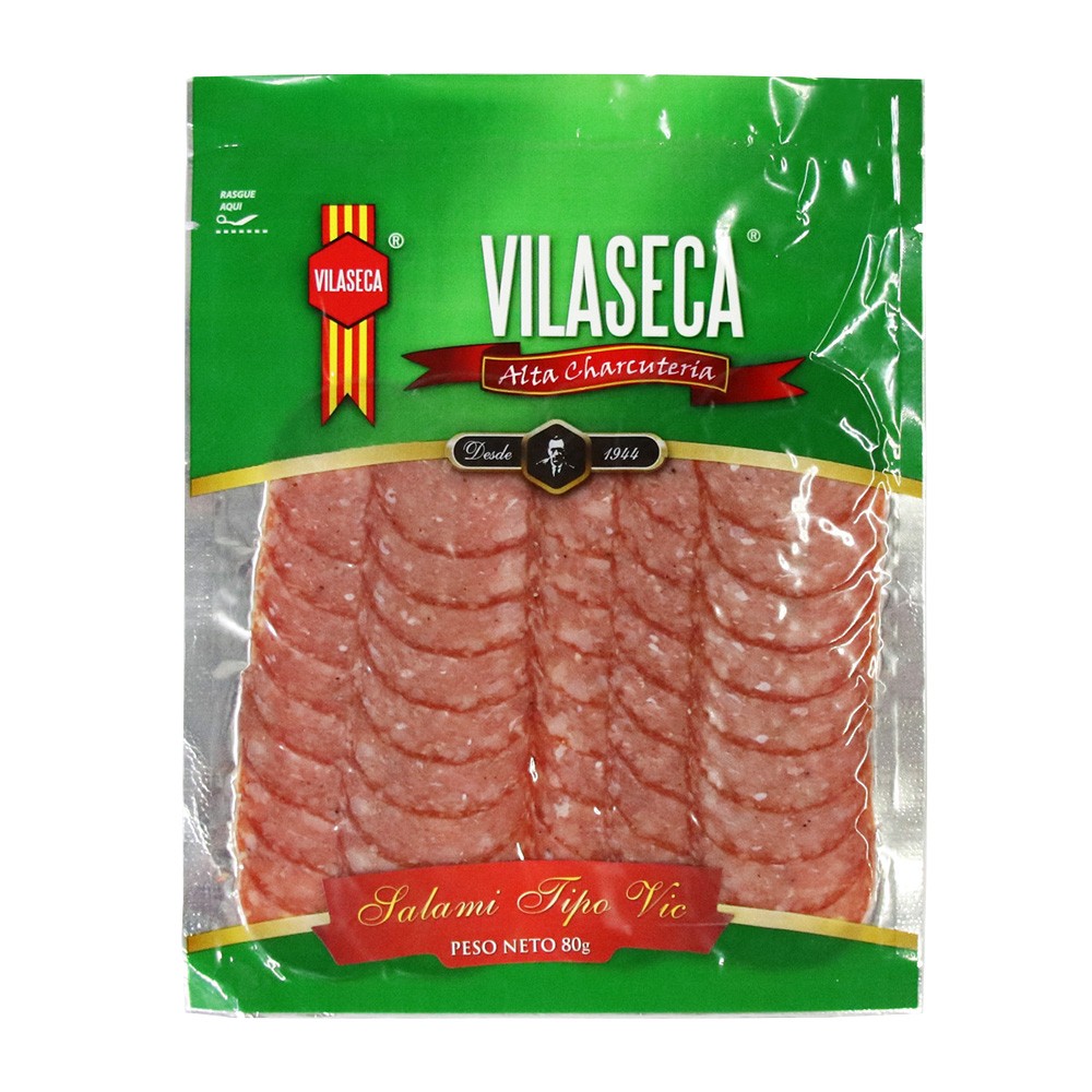 SALAMI TIPO VIC*80 GR VILASECA