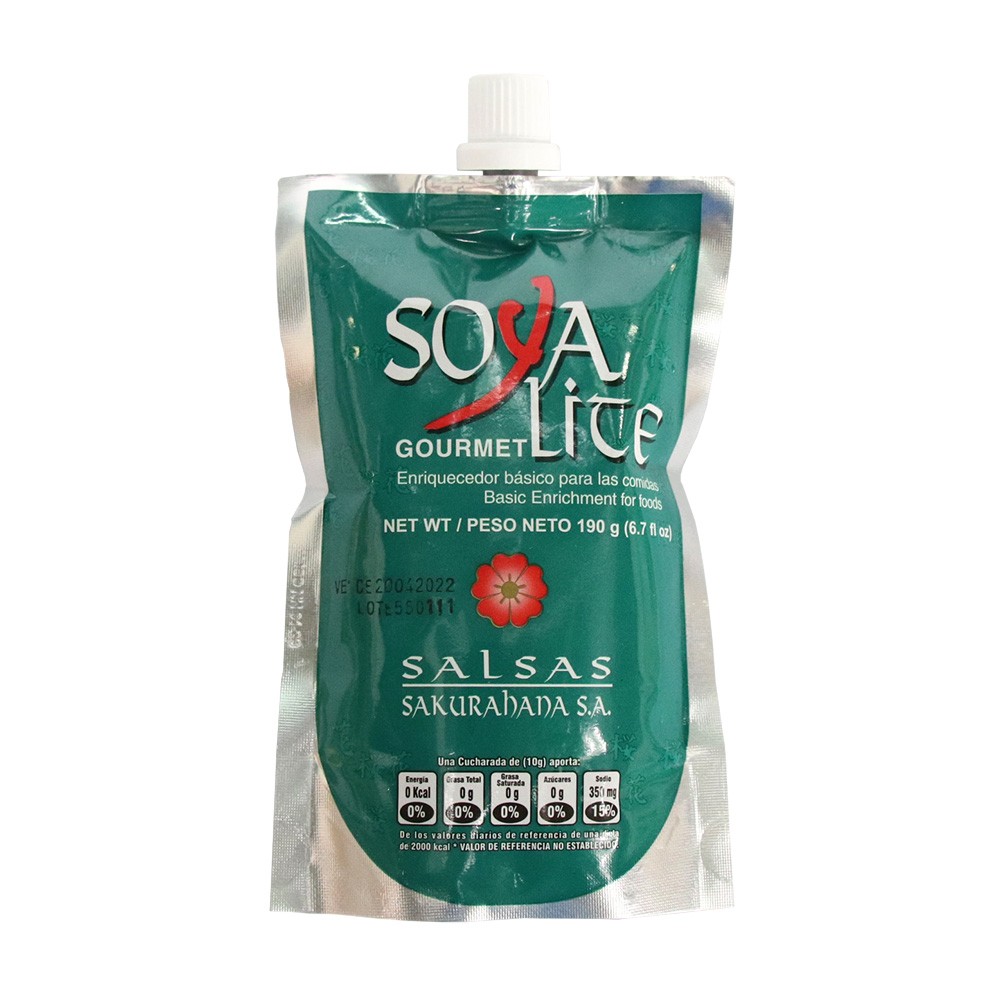 SALSA SOYA LITE DP SAKURAHANA  x 190ML