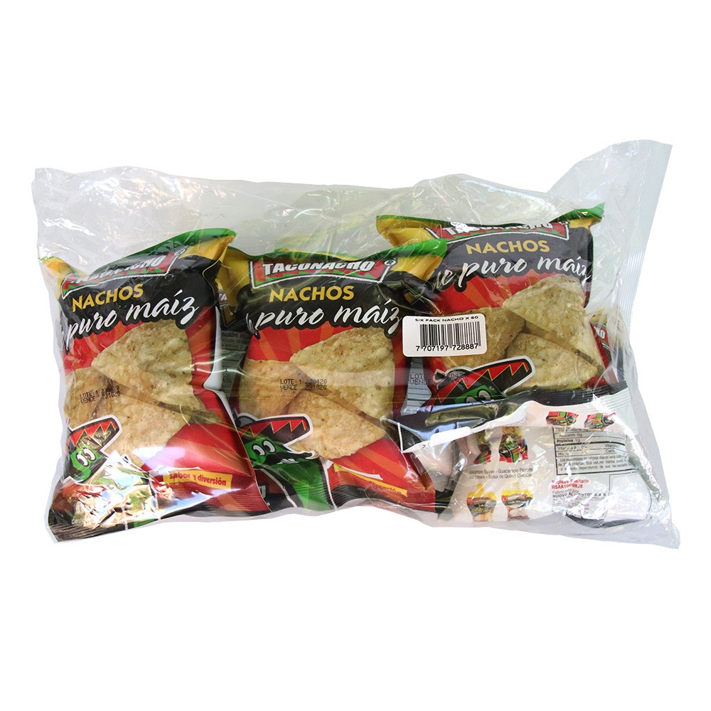 SIXPACK DE NACHOS *60GR