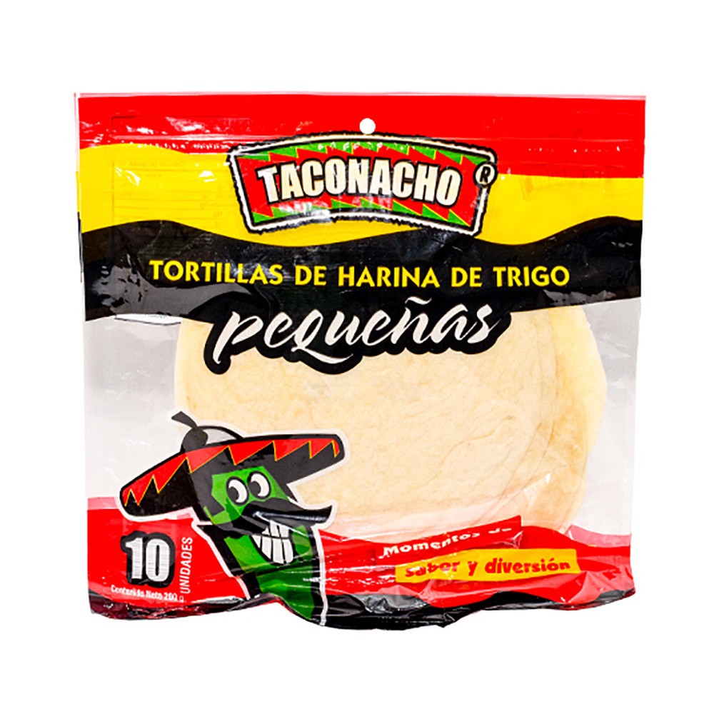 TORTILLA HARINA PEQ TACO NACHO x 150GR