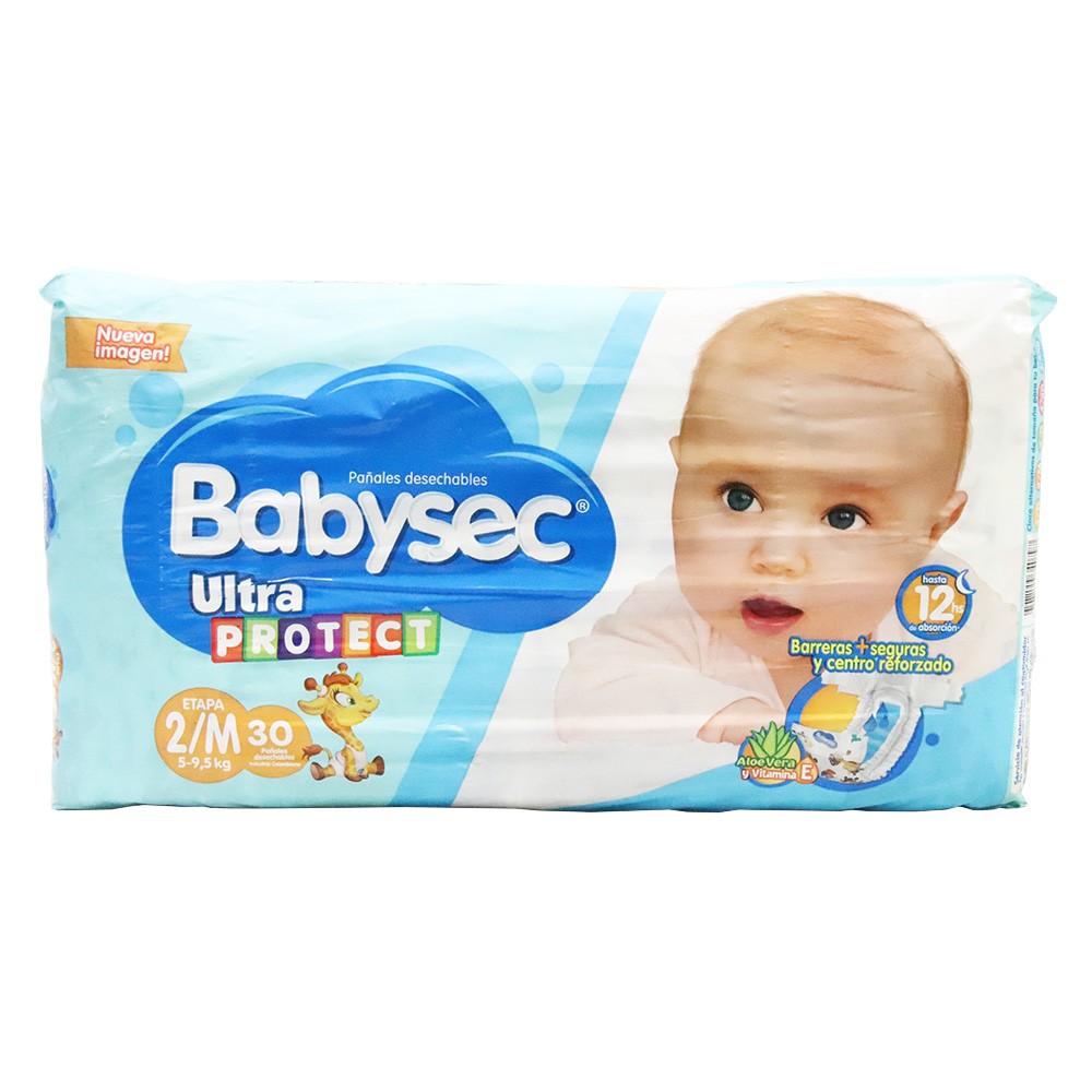 PAÑAL BABYSEC ULTRAPROTECT M  x 30UND