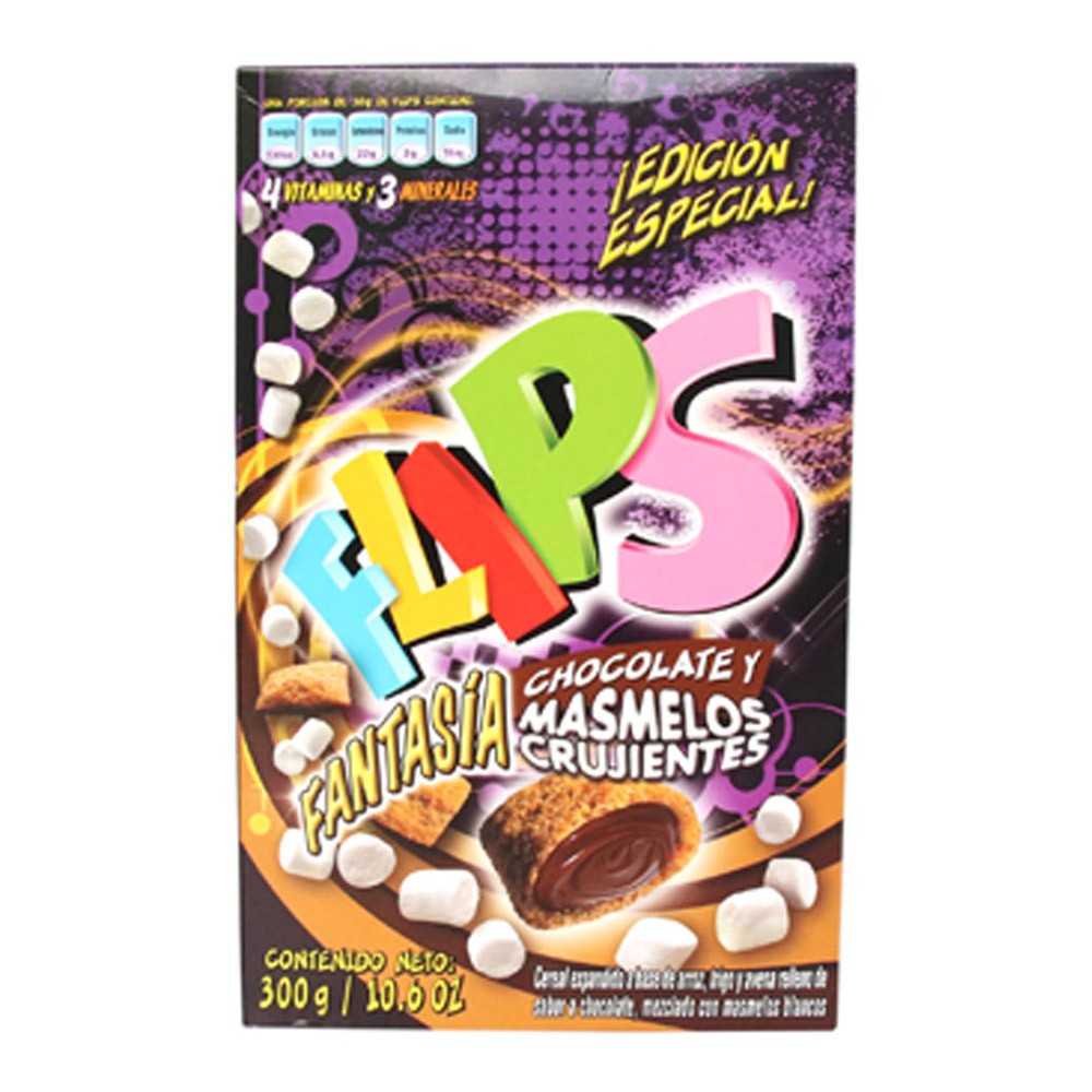 FLIPS  FANTASIA CHOCOLATE Y MASMEL*300GR