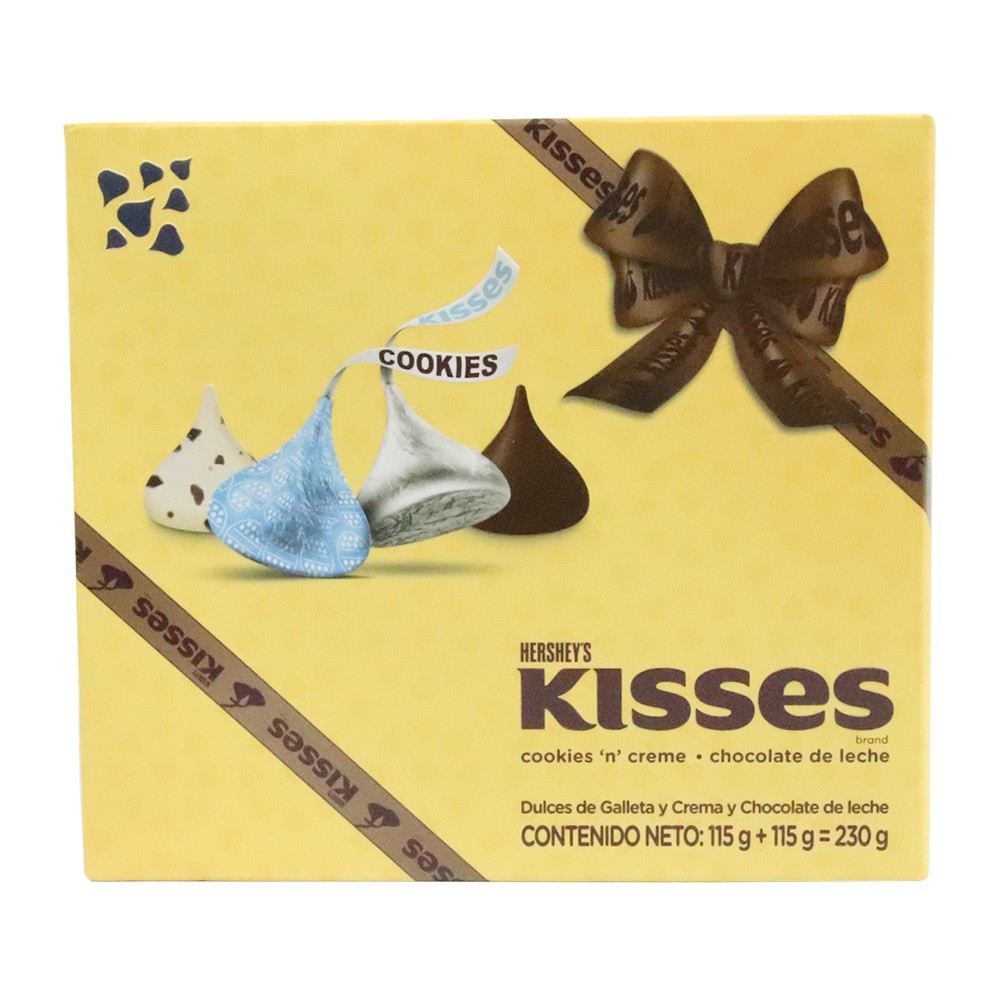 CHOCOLATE GIFT KISSES CNC*230GR HERSHEYS