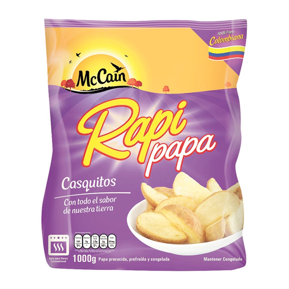 RAPIPAPA CASQUITOS MCAIN  x 1000GR