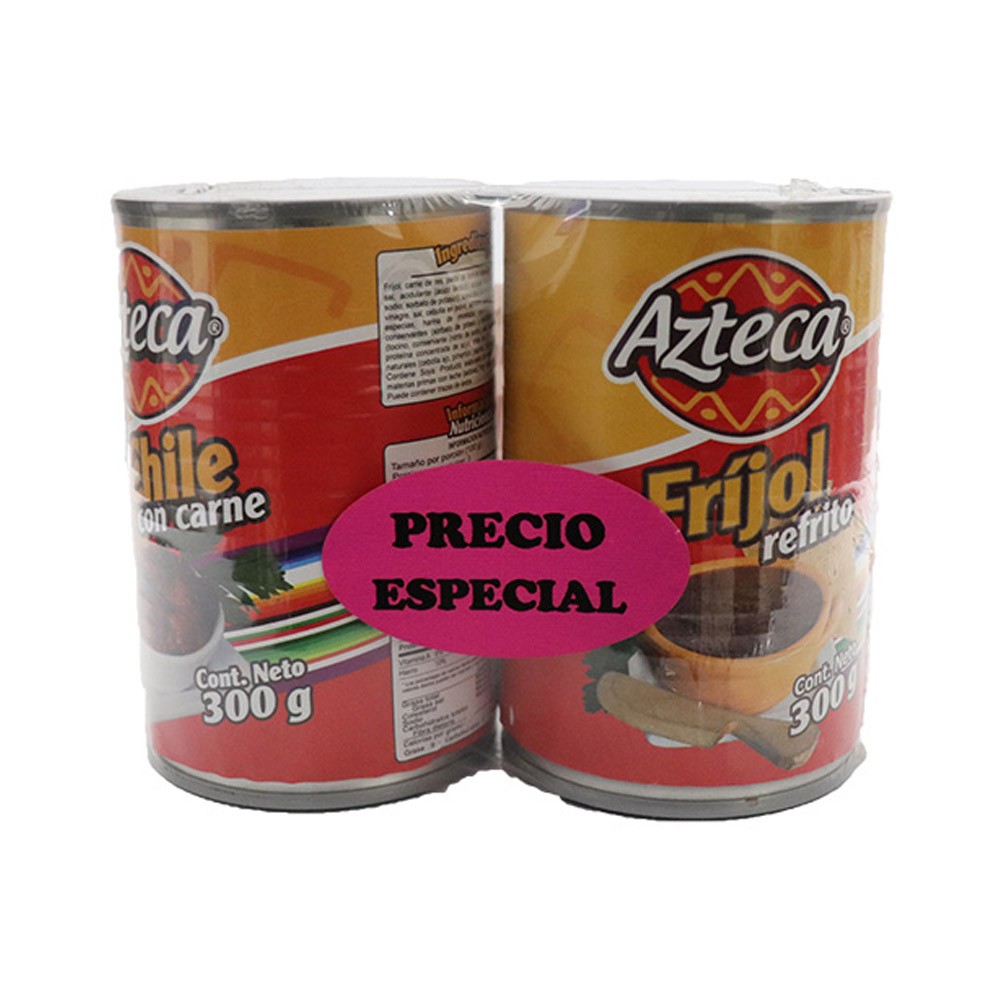 CHILE+FRIJOLES AZTECA x