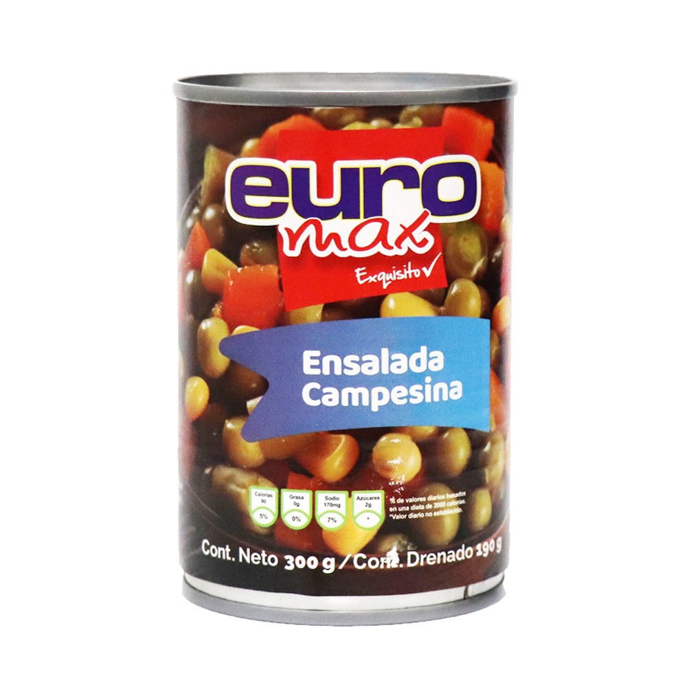 ENSALADA CAMPESINA LATA EUROMAX *300GR