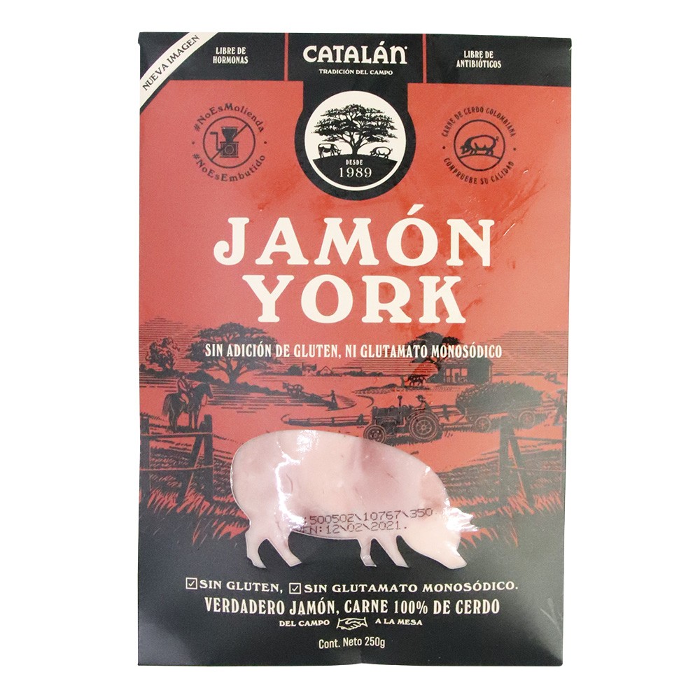 JAMON YORK  x  250 GR